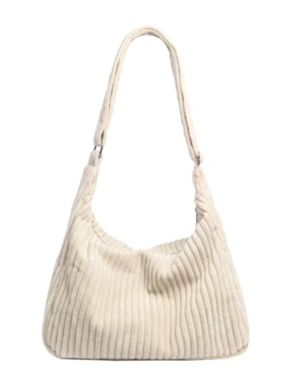 Corduroy Hobo Bag Adjustable Strap Shoulder Crossbody Purse Tote Handbag